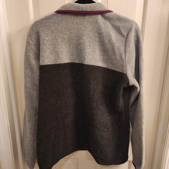 Columbia fleece pull over gray size LG - Picture 5 of 5